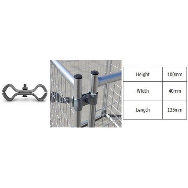 Galvanized 40g/M2 Temporary Security Fence Outdoor Temporary Fencing