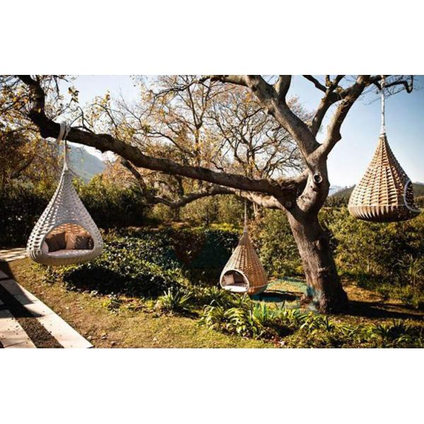 High quality Outdoor Garden Hanging swing egg chair patio PE Rattan wicker sofa Furniture