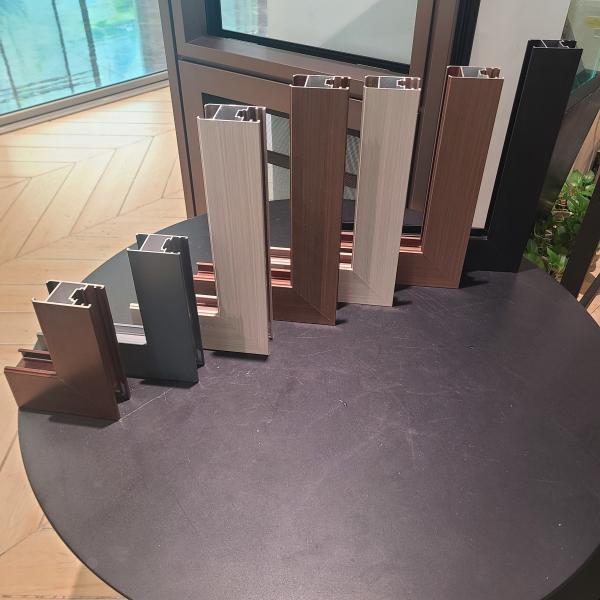 46 series Aluminum Casement Door Anodised Aluminium Extrusions