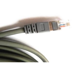 Public Telephones Network Data Cable Straight Round Shape Gold Plated Pins