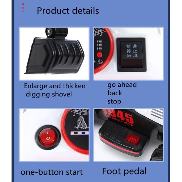 Plastic Kids Electric Toys Slide Excavator Ride On Mini Construction Truck for Children