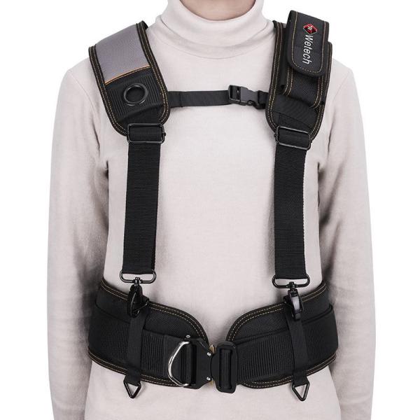 Quick Release Dual Straps Padded Pressure Relief Shoulder Straps Tool Bag