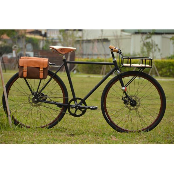 Cheap manufacturer price colorful hi-ten steel 26/28 size elegant retro lady bike with basket for sale made in China