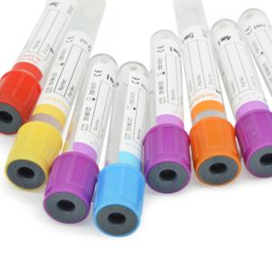 China Customization 10ml blood collection tube Disposable Glass Plastic Lavender Cap on sale