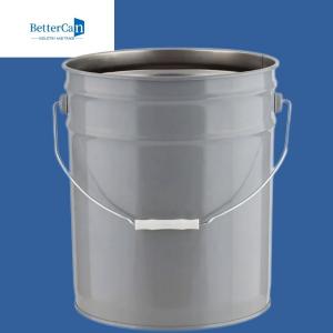 Quality Metal Unlined Paint Cans  , 5 Gallon Paint Buckets With Lids wholesale