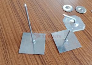 Quality 3 Galvanized Steel Adhesive Base Insulation Pins For Fasten Insulation Materials wholesale