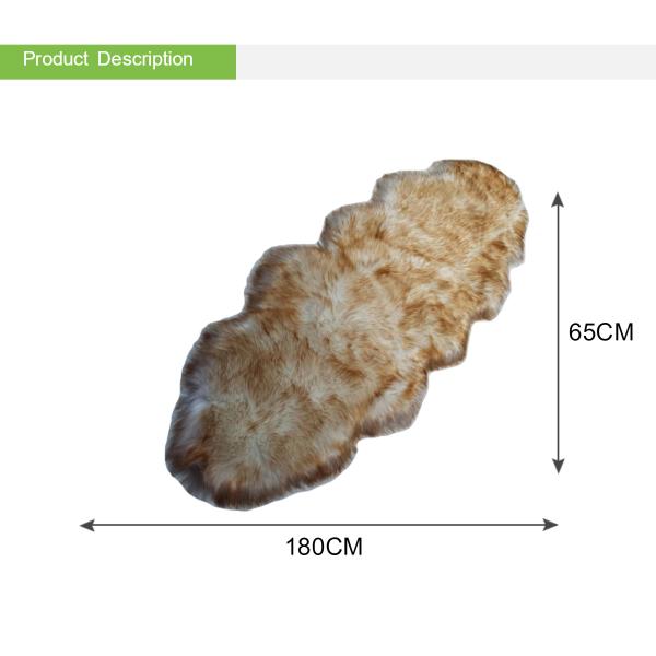 Sculptured Chair Genuine Sheepskin Cushion Pads Carpets Special Shaped