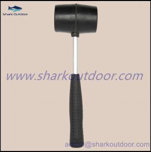 Quality Outdoor camping Rubber hammer with steel handle wholesale