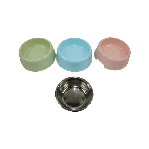Non Slip Stainless Steel Dog Bowls 700ml 500ml 1800 Ml 2l Medium Single