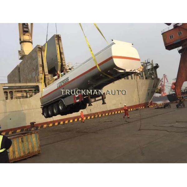 50 Cubic 3 Axles Oil Tank Trailer Truckman Brand With 50 Tons Loading Capacity