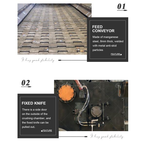 Manufacture Drum Wood Chipper Machine with 3500KG Weight and Core Components Bearing