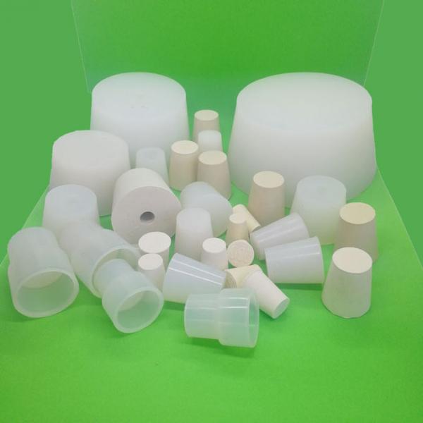 Natural Rubber Bung Stopper With Or Without Hole , Rubber Test Tube Stoppers
