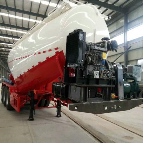 50m3 cement bulker 3 axle bulk cement tanker trailer hot sale