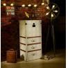 Buy cheap Retro Vintage Leather Storage Steamer Trunk With Drawer Chest Full Handcrafted from wholesalers