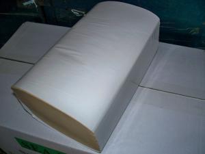 China White Recycle V Fold Paper Hand Towels , one Fold toilet Paper Towel on sale