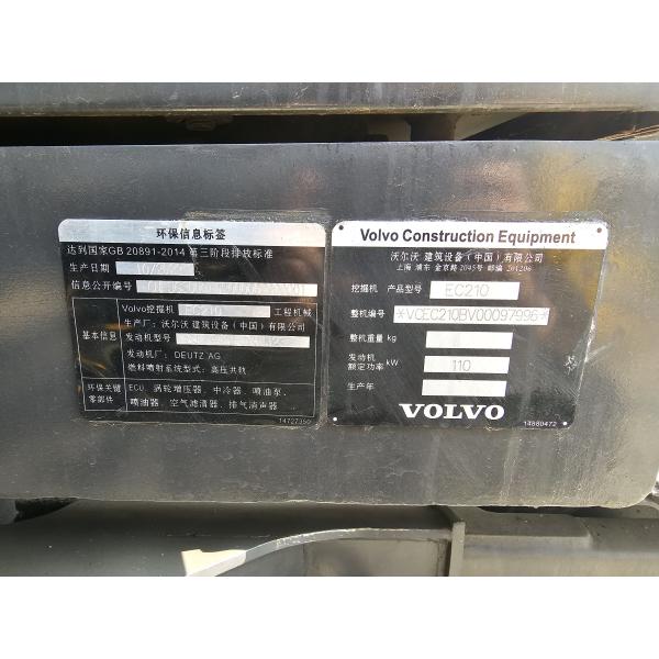 Used Volvo EC210 Excavator / Second Hand Volvo Excavators Machine