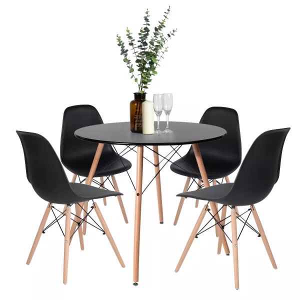 Mechanical structure Black Dining Chair Various Colors For Catering Parties