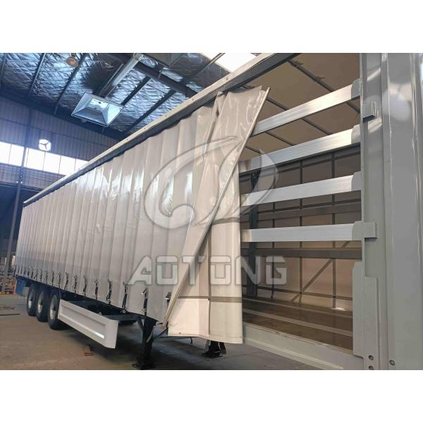 14000mm Curtain Trailer for Russia Market Steel Main Beam 500mm Hight Europe Standard