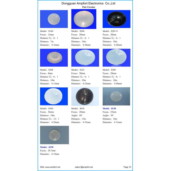 10mm 12mm 140DEG PIR Sensor Module ROHS Round PIR Motion Sensor