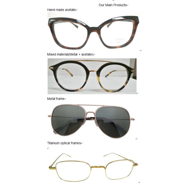 Retro small square Frame handmade acetate eyeglasses anti blue computer Eye care qith metal temples