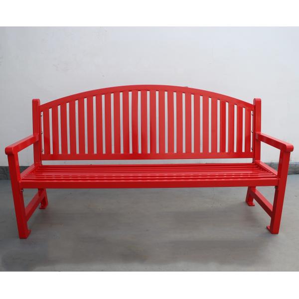6 Feet Commercial Outdoor Metal Benches For Park Garden Community