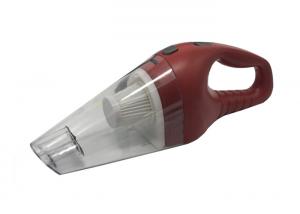 China Red ABS Battery Vacuum Cleaners / Car Interior Vacuum Cleaner Two Brushes on sale