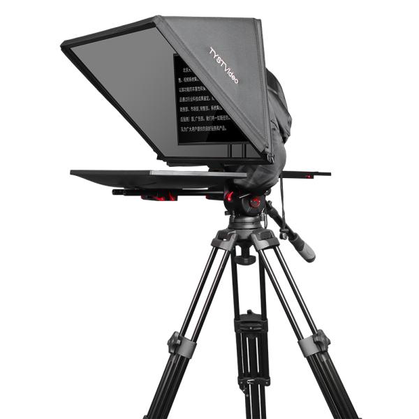 Private Mold 24 Inch Television and Broadcast Studio Teleprompter with 1 Set Remote