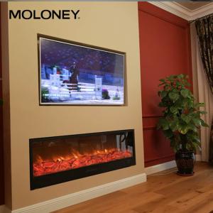 Quality 47'' Linear Easy-move Wall Insert Electric Fireplace With Changing Color Heater Manual Keys wholesale