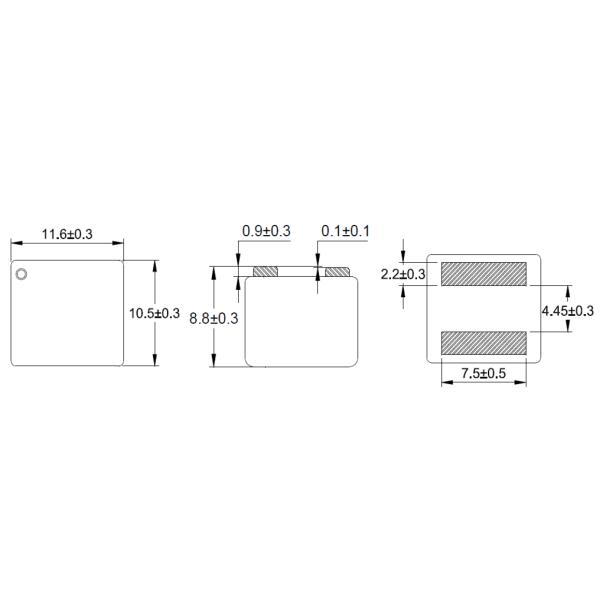 MOXIE HCP-1188 SERIES SMD Power Inductor Magnetically Shielded Construction