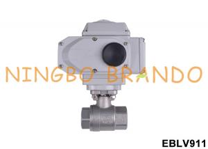 Quality Stainless Steel Electric Actuator Threaded Ball Valve 24VDC 220VAC wholesale