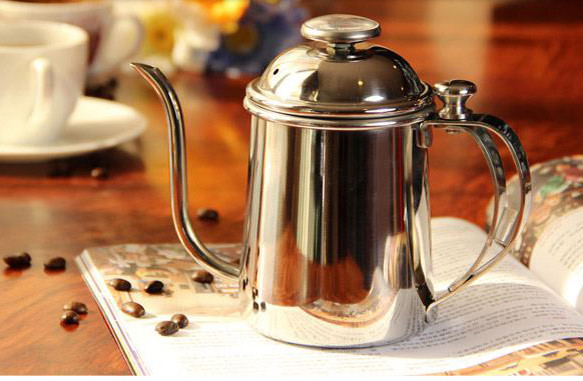 Hand drip coffee/tea kettle stainless steel