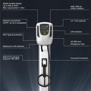 Quality 7KW 32A 240V 50Hz Wallbox MID Commercial EV Charging Station wholesale
