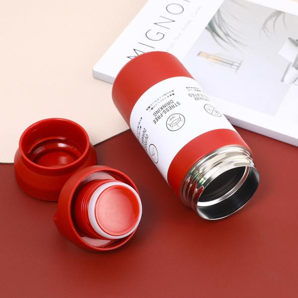 Japanese Harajuku 304 Stainless Steel Thermal Insulation Mug Vacuum Frosted Portable Cute Water / Coffee Mug Students Travel