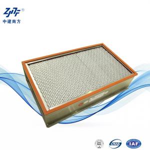 Quality Stainless Steel Industrial HEPA Filter High Temp Resistant For HVAC wholesale