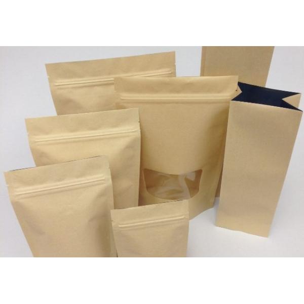 55 Microns 9 Colors Airproof Kraft Paper Pouches