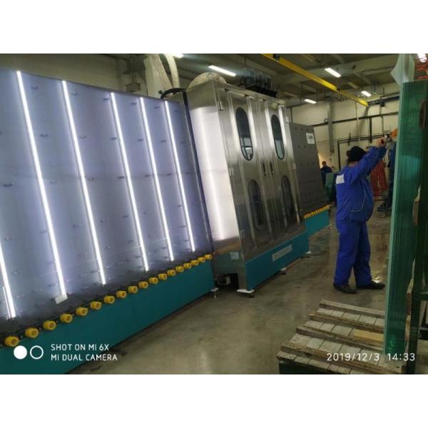 Automatic Horizontal Glass Washer Flat Glass Washer 2-10m/Min Glass Processing
