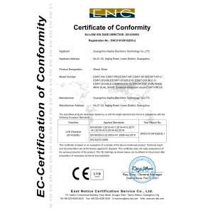 Guangzhou Kapha Electronic Technology Co., Ltd. Certifications