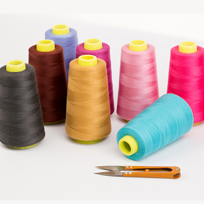 China Sewing Machine Thread 40s/2 100% Polyester Staple Sewing Thread Wholesale