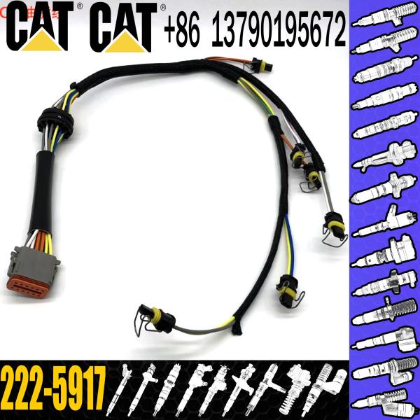 Excavator Standard Size E324D E325D E329D E323D C7 Nozzle Harness Engine Fuel Injector Wire Harness 222-5917