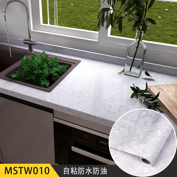 Wallpapers Marble PVC Film Kitchen Cabinet Wallpaper Waterproof Self Adhesive Wall Coating for Counter Top Marble
