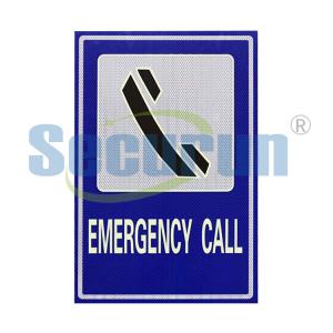 Quality Aluminum Custom Reflective Sign Emergency Telephone 2mm 3mm Thickness wholesale