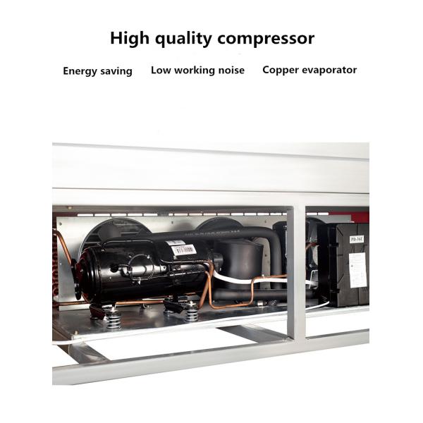 Painted Steel Meat Multideck Open Chiller Display Cases Split Type 1000L