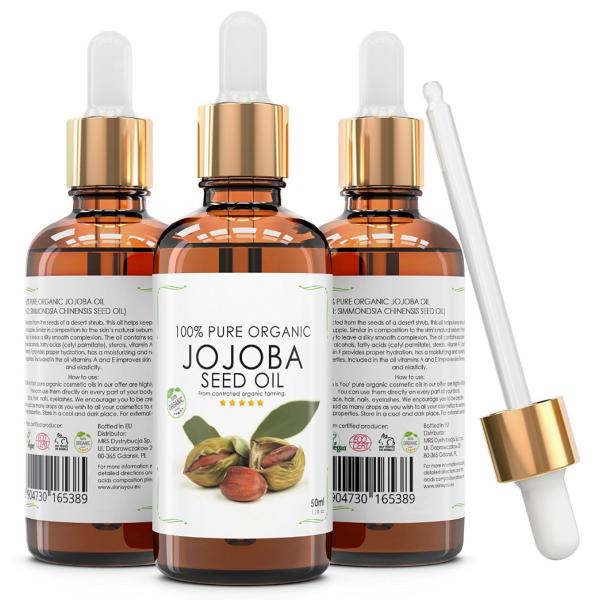 100 Percent Pure Essential Oils , Cold Pressed Jojoba Oil For Hair / Skin