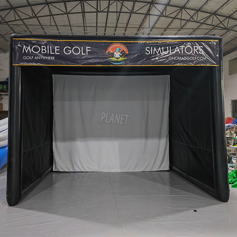 Buy cheap Commercial Airtight Golf Blow Up Tent PVC Golf Simulator Tent Outdoor Golf from wholesalers