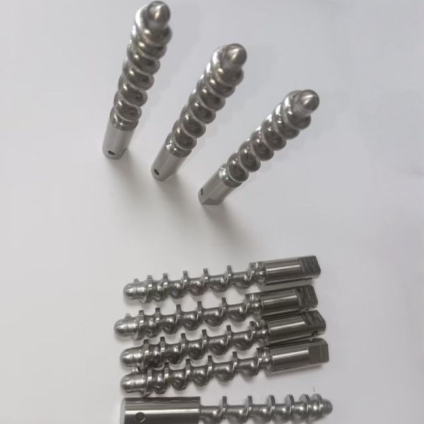 Machining Of 304 Stainless Steel CNC Milling Spiral Groove Drill Hole Opener