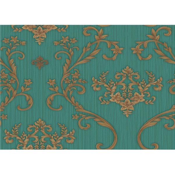 Brick Red Non-Pasted Vinyl Coated Paper Contemporary Wall Wallpaper For Administration