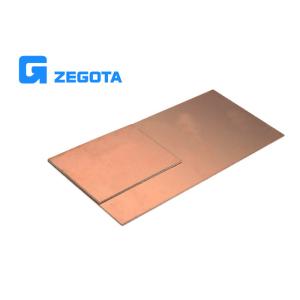 Buy cheap High Extensibility Copper Clad Steel Sheet , Copper Clad PCB Sheet from wholesalers