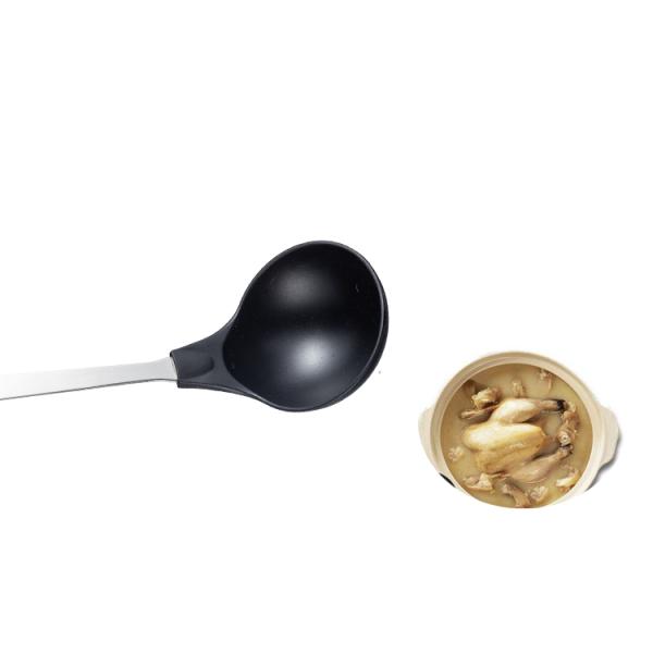 Nylon Kitchen Utensils Set with Rotating Stand and Multi-functional Kitchen Gadgets