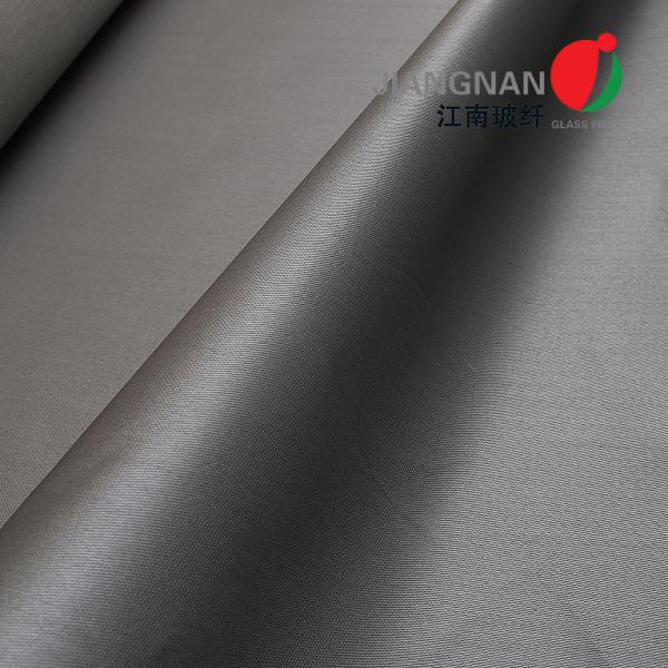 Thermal Insulating Materials PU Coated Fabric 0.8mm For Welding Protection Fireproof Blanket