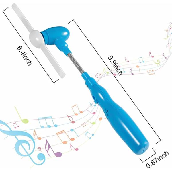 Color Flash LED Rainbow Spinning Toy Solar Windmill Light for Halloween , Christmas